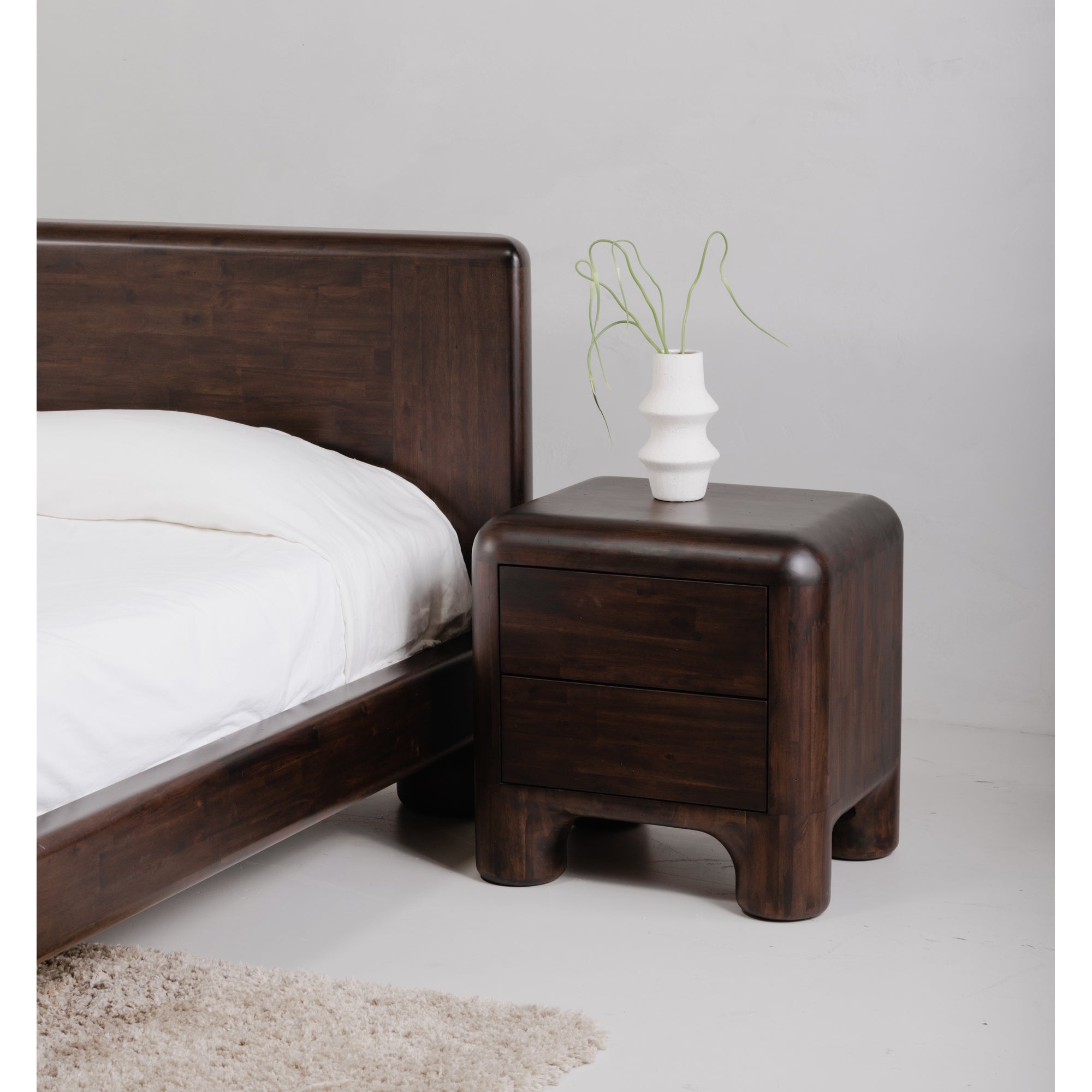 Moes Rowan Nightstand Dark Brown YR-1016-20