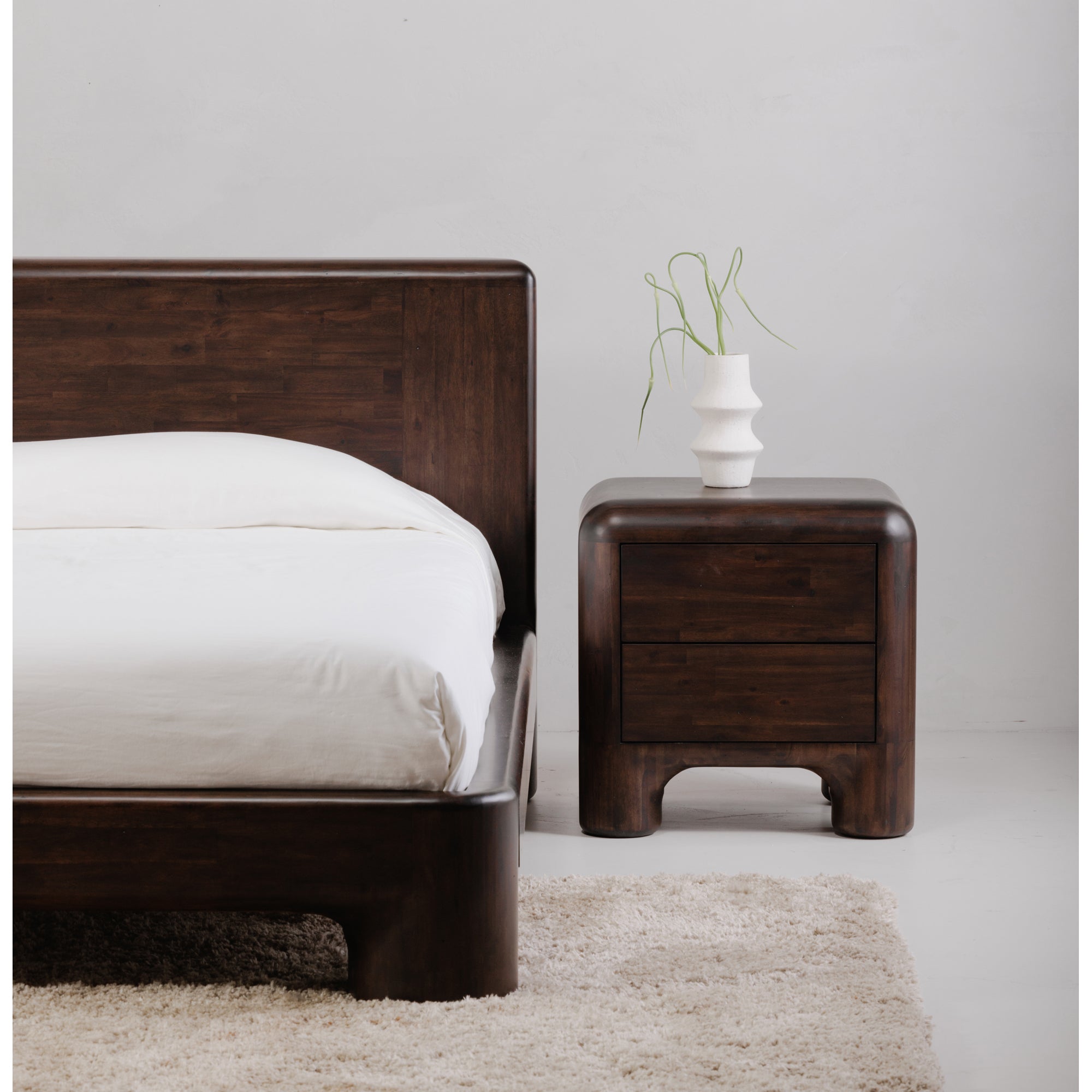 Moes Rowan Nightstand Dark Brown YR-1016-20