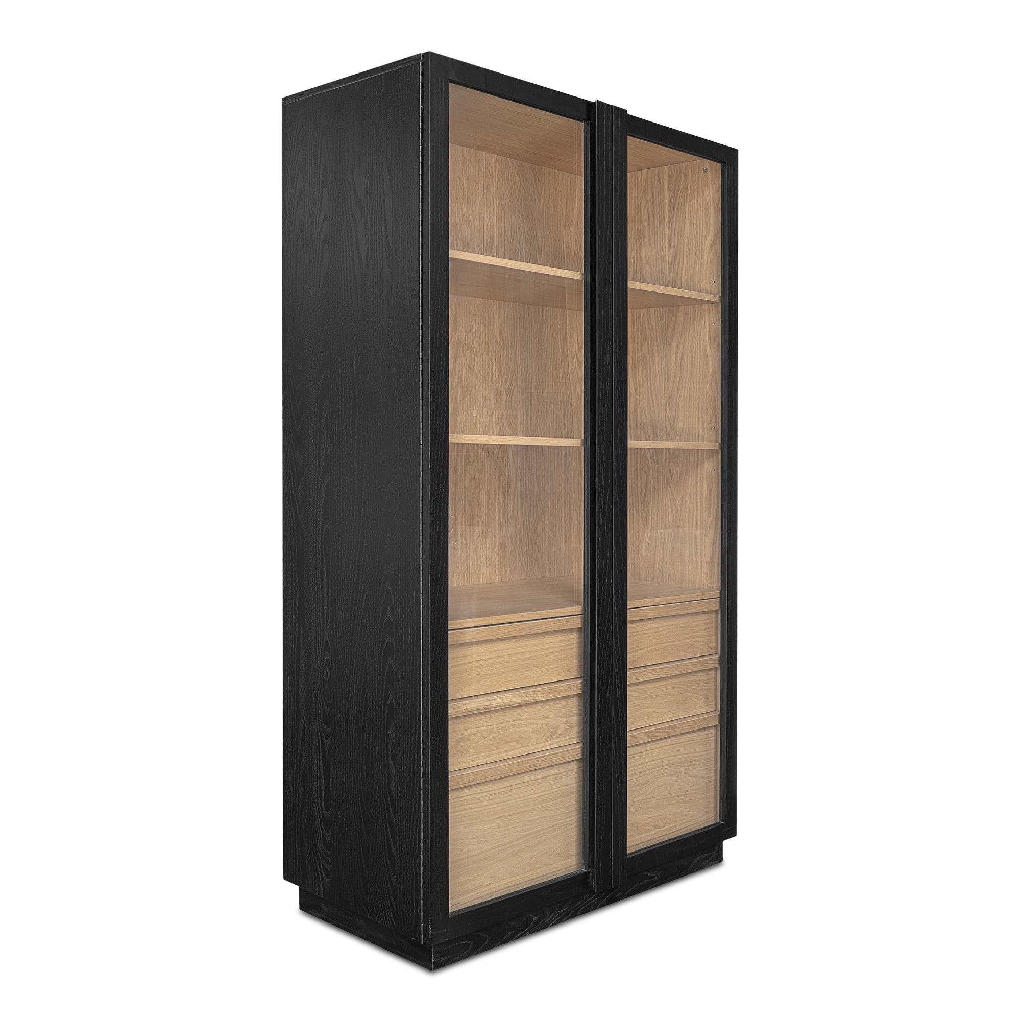 Moes Charlotte Tall Cabinet Black YR-1021-37