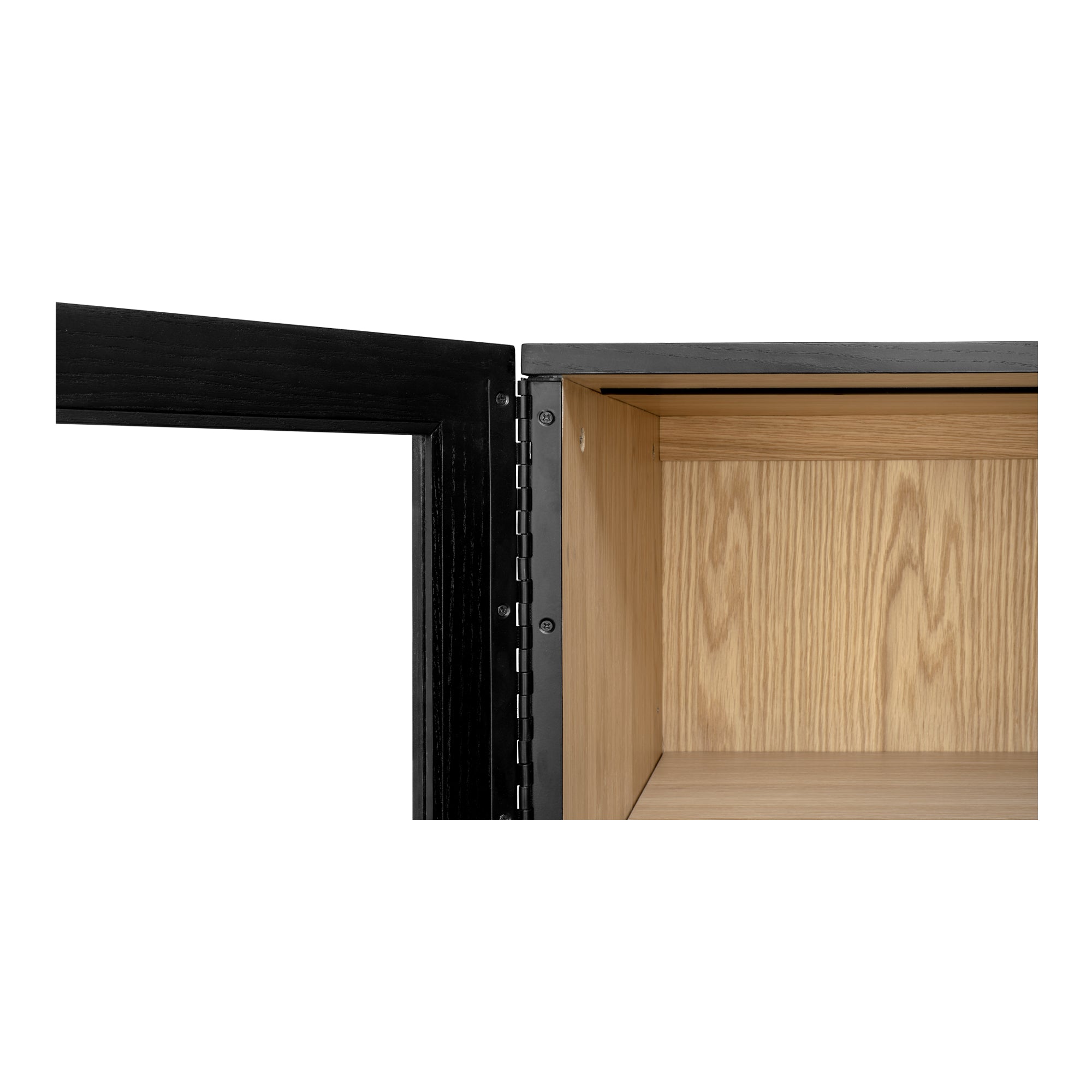 Moes Charlotte Tall Cabinet Black YR-1021-37