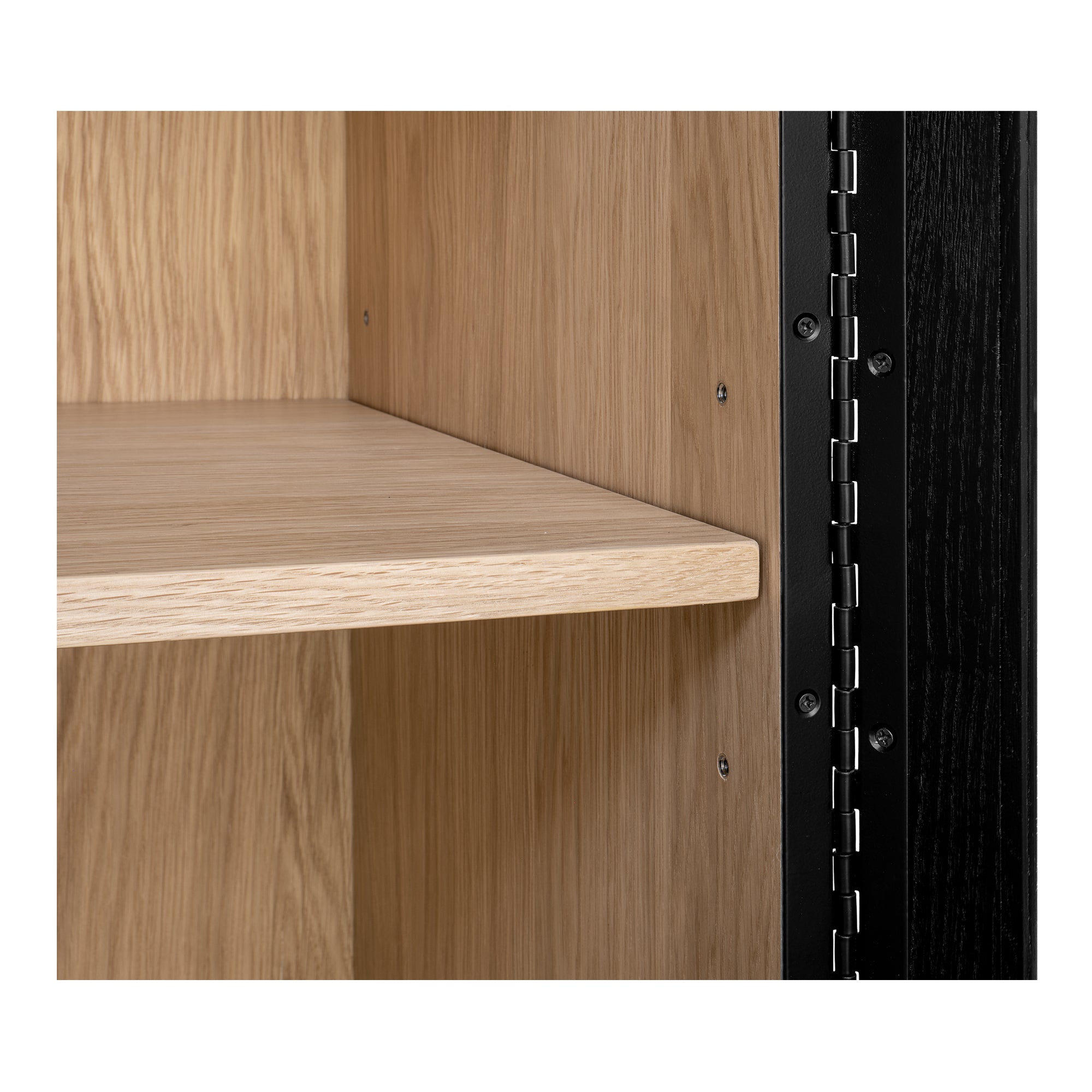 Moes Charlotte Tall Cabinet Black YR-1021-37