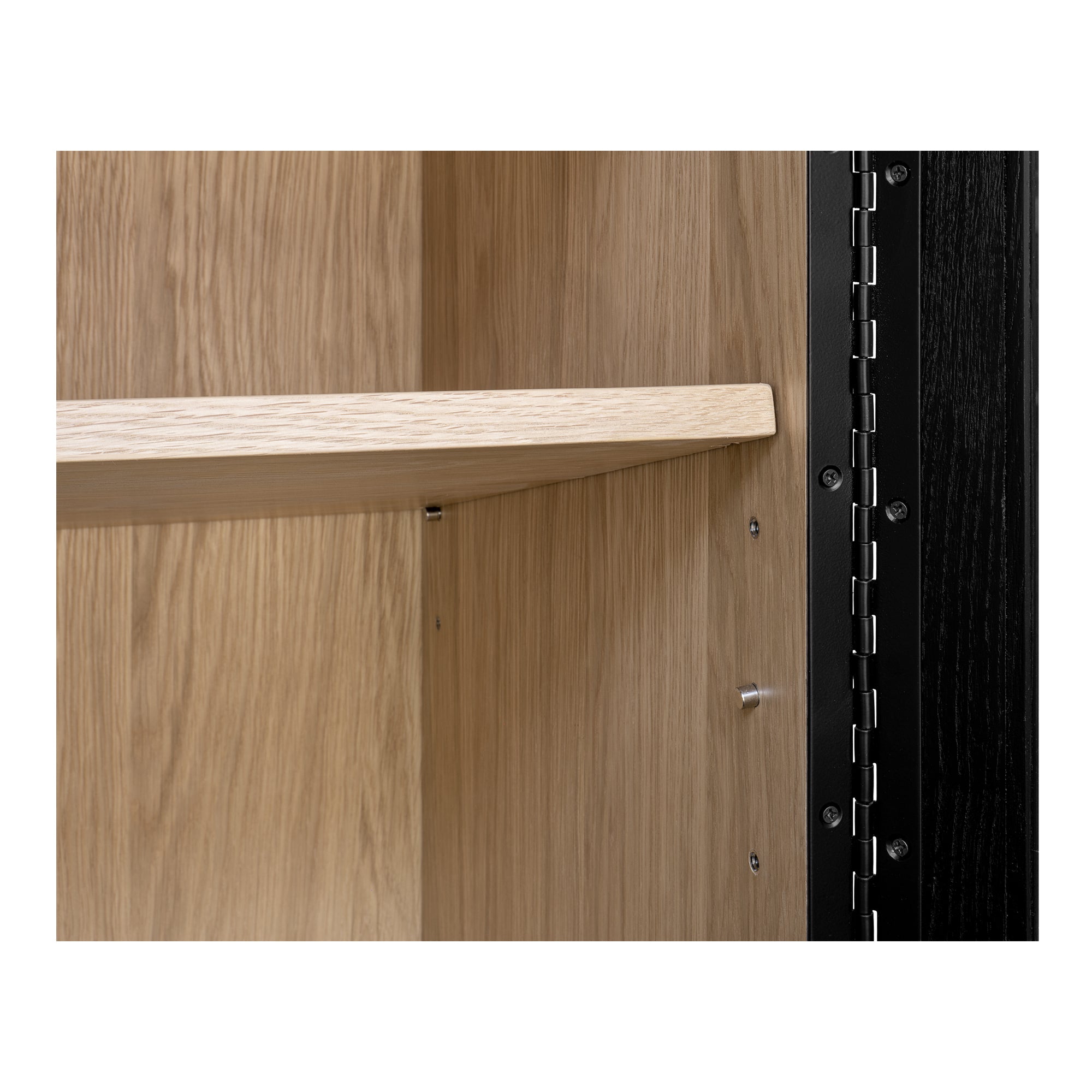 Moes Charlotte Tall Cabinet Black YR-1021-37
