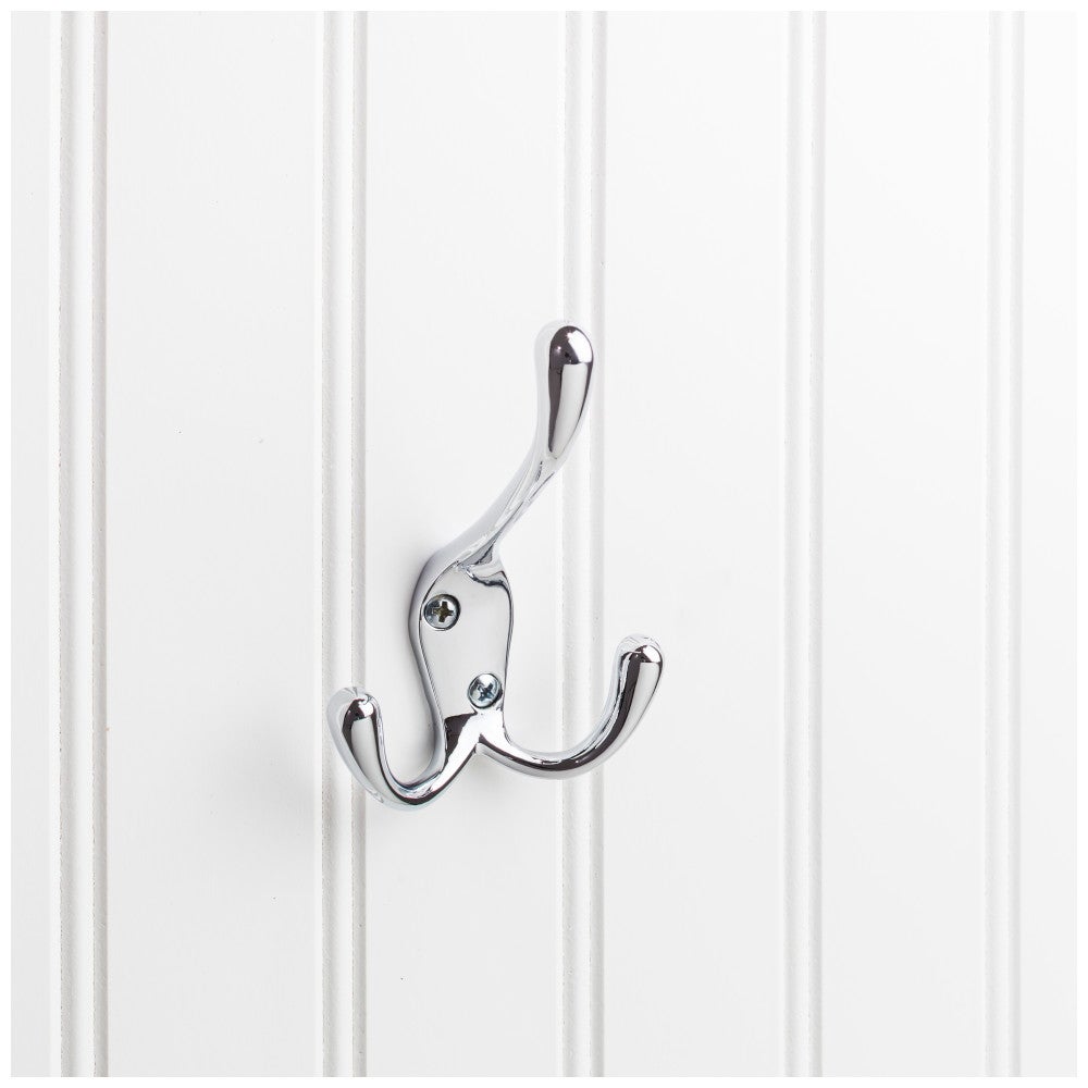 Hardware Resources 4" Large Triple Prong Wall Mounted Hook