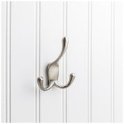 Hardware Resources 4" Large Concealed Triple Prong Wall Mounted Hook