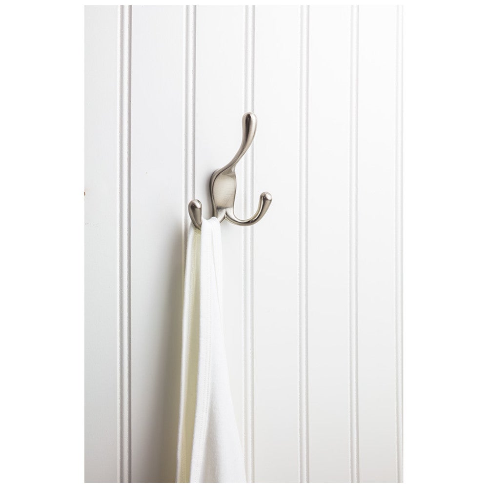 Hardware Resources 4" Large Concealed Triple Prong Wall Mounted Hook
