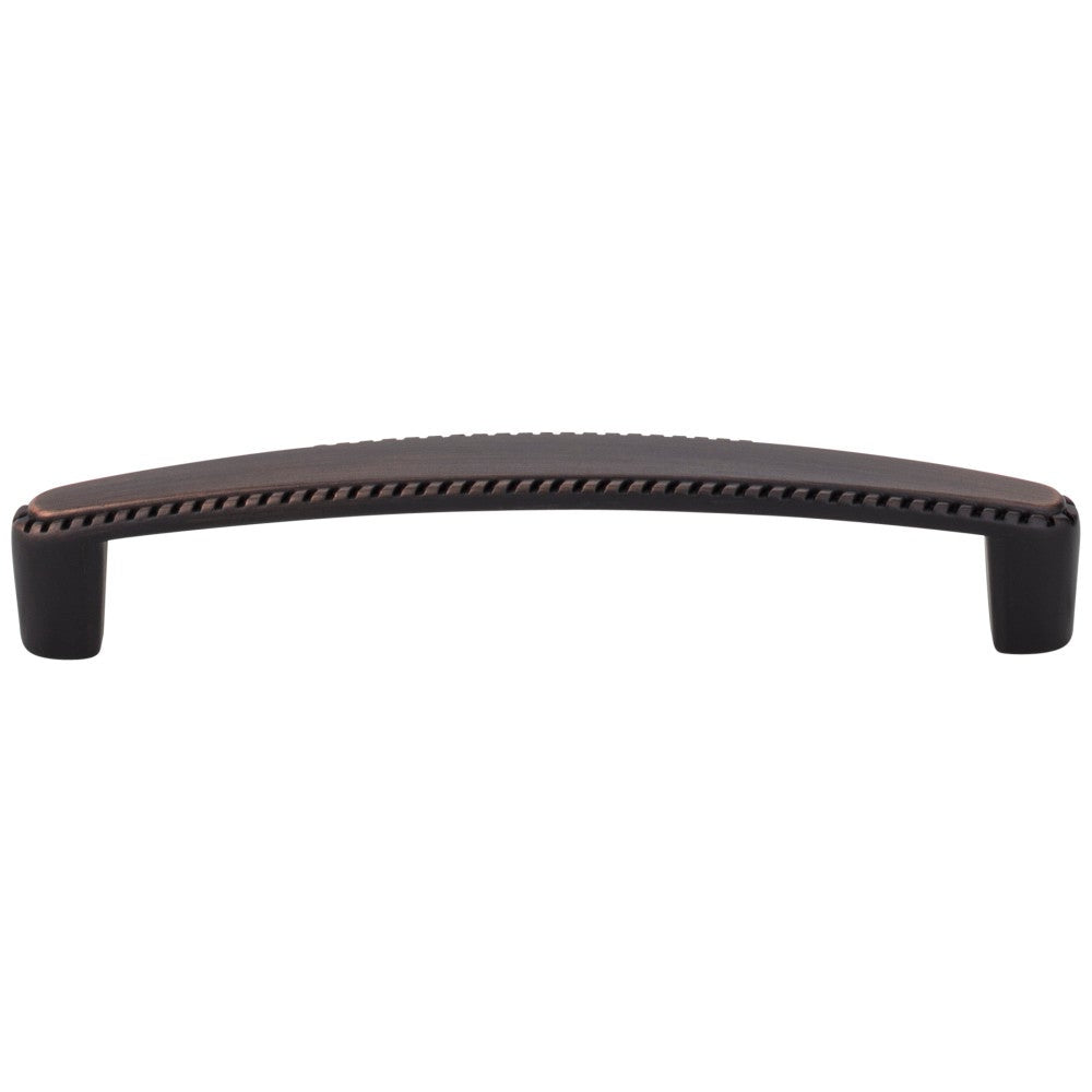 Hardware Resources 96 mm Center-to-Center Satin Nickel Rope Detailed Lindos Cabinet Pull