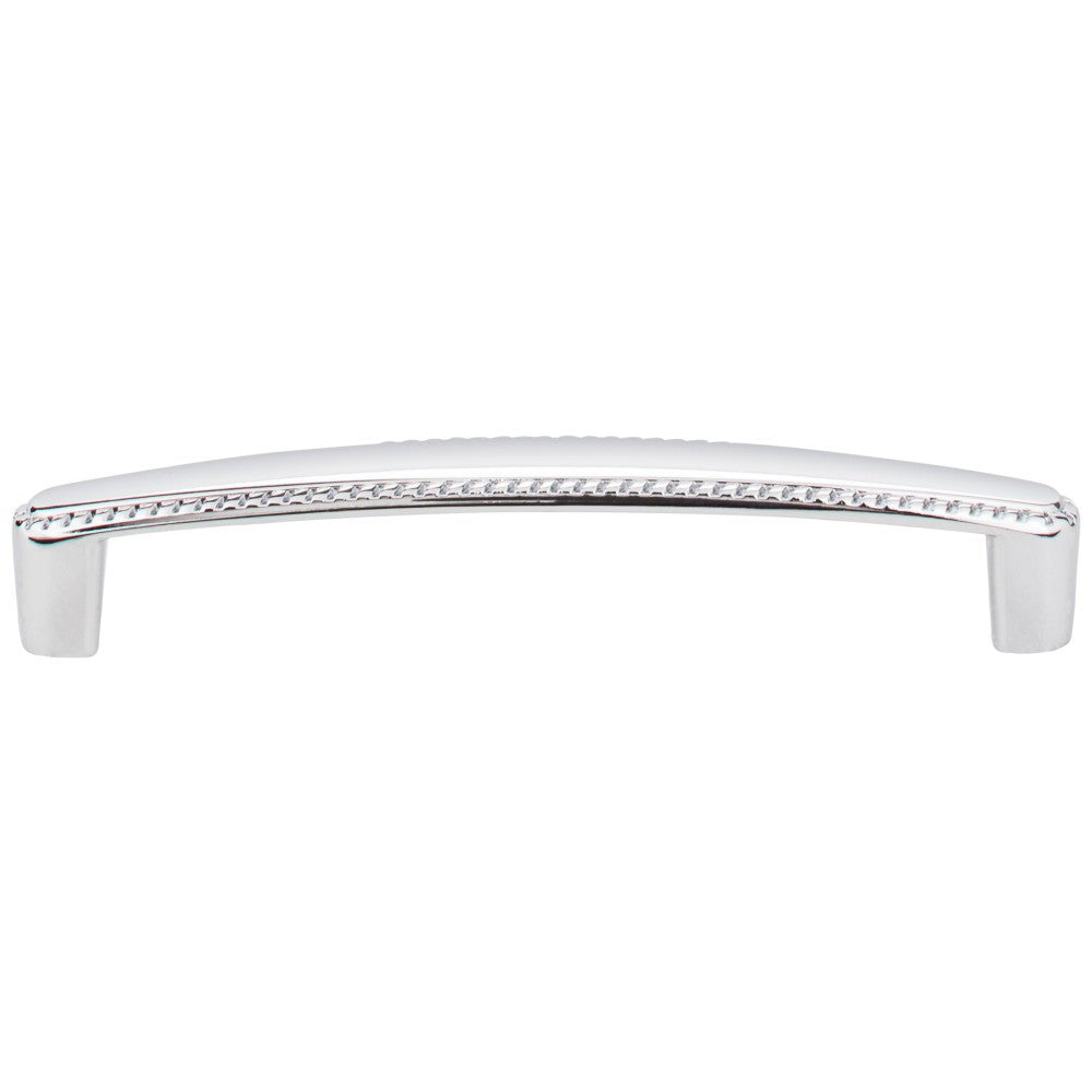 Hardware Resources 96 mm Center-to-Center Satin Nickel Rope Detailed Lindos Cabinet Pull