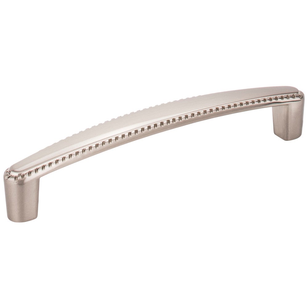 Hardware Resources 96 mm Center-to-Center Satin Nickel Rope Detailed Lindos Cabinet Pull