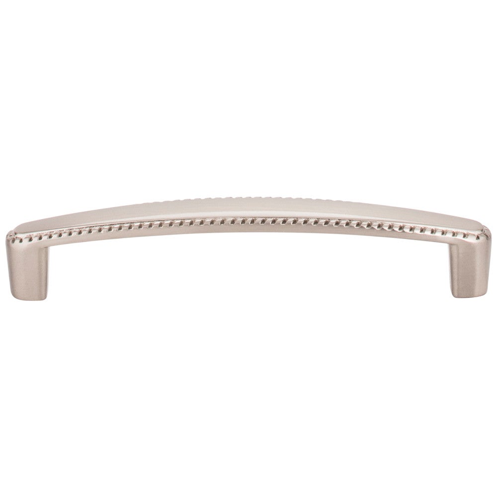 Hardware Resources 96 mm Center-to-Center Satin Nickel Rope Detailed Lindos Cabinet Pull