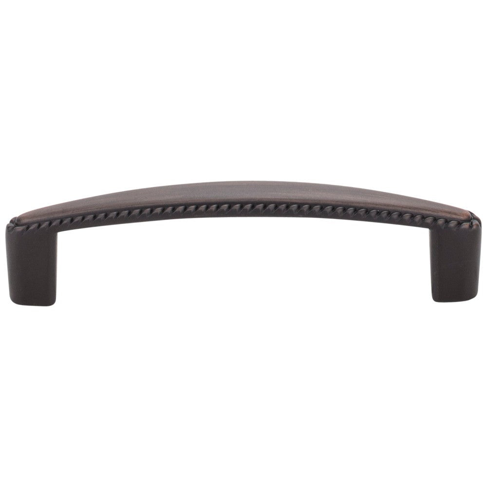Hardware Resources 96 mm Center-to-Center Satin Nickel Rope Detailed Lindos Cabinet Pull