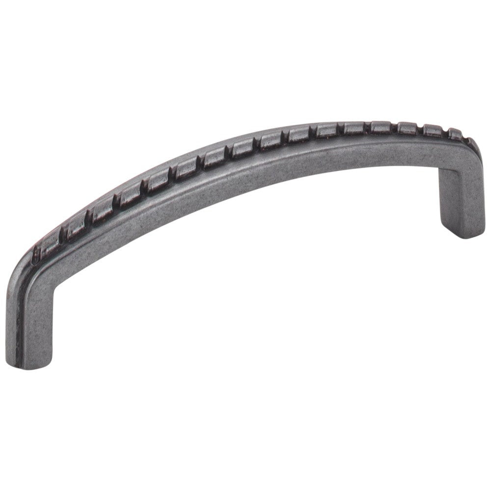 Hardware Resources 3" Center-to-Center Satin Nickel Rope Detailed Cypress Cabinet Pull