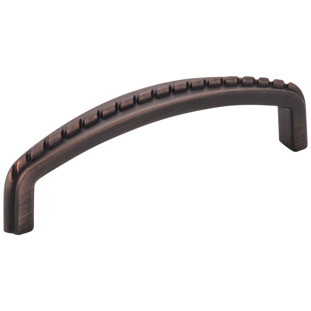 Hardware Resources 3" Center-to-Center Satin Nickel Rope Detailed Cypress Cabinet Pull
