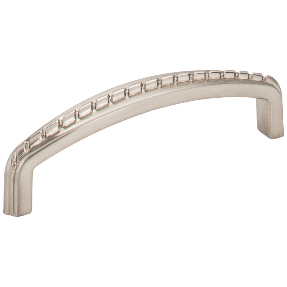 Hardware Resources 3" Center-to-Center Satin Nickel Rope Detailed Cypress Cabinet Pull