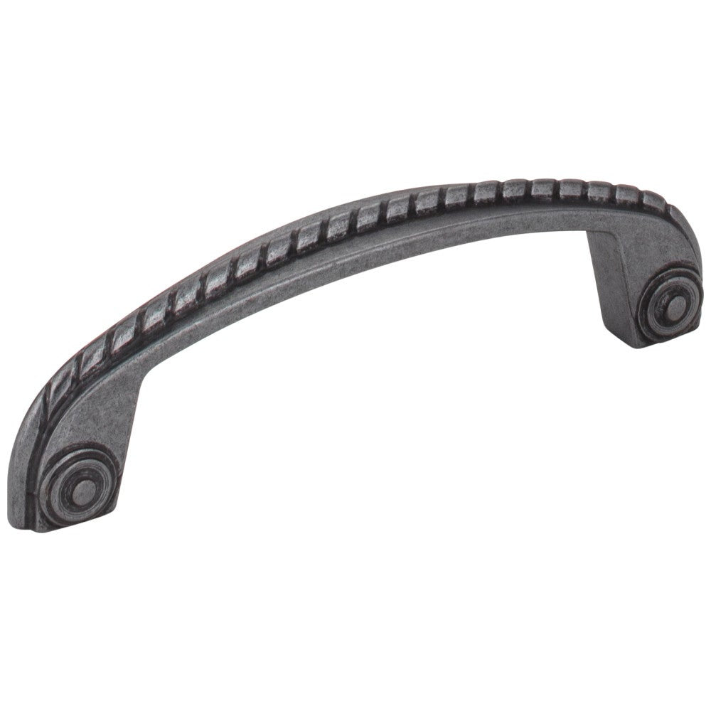 3" Center-to-Center Satin Nickel Rope Rhodes Cabinet Pull