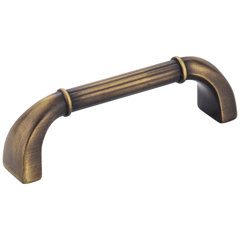 Hardware Resources 3" Center-to-Center Satin Nickel Cordova Cabinet Pull