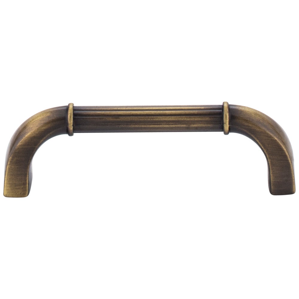 Hardware Resources 3" Center-to-Center Satin Nickel Cordova Cabinet Pull
