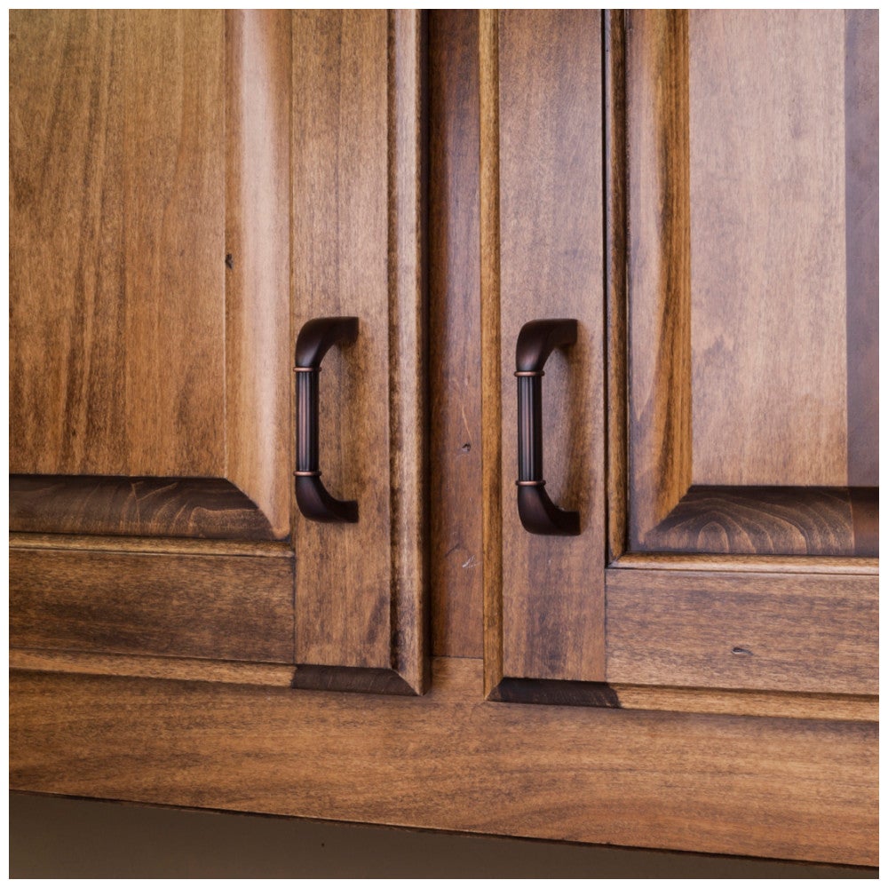 Hardware Resources 3" Center-to-Center Satin Nickel Cordova Cabinet Pull
