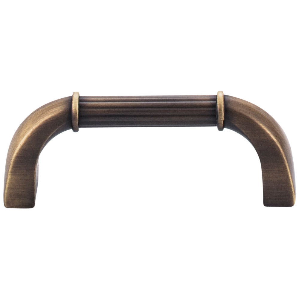 Hardware Resources 3" Center-to-Center Satin Nickel Cordova Cabinet Pull