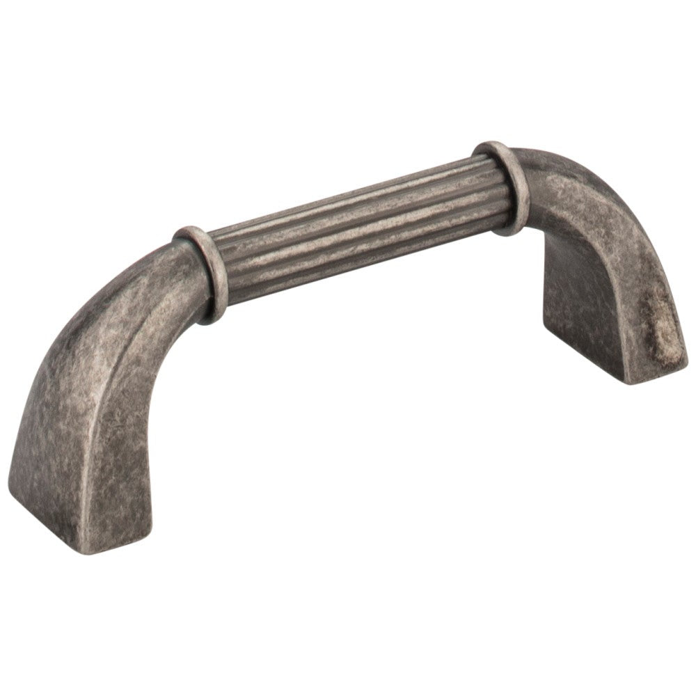 Hardware Resources 3" Center-to-Center Satin Nickel Cordova Cabinet Pull