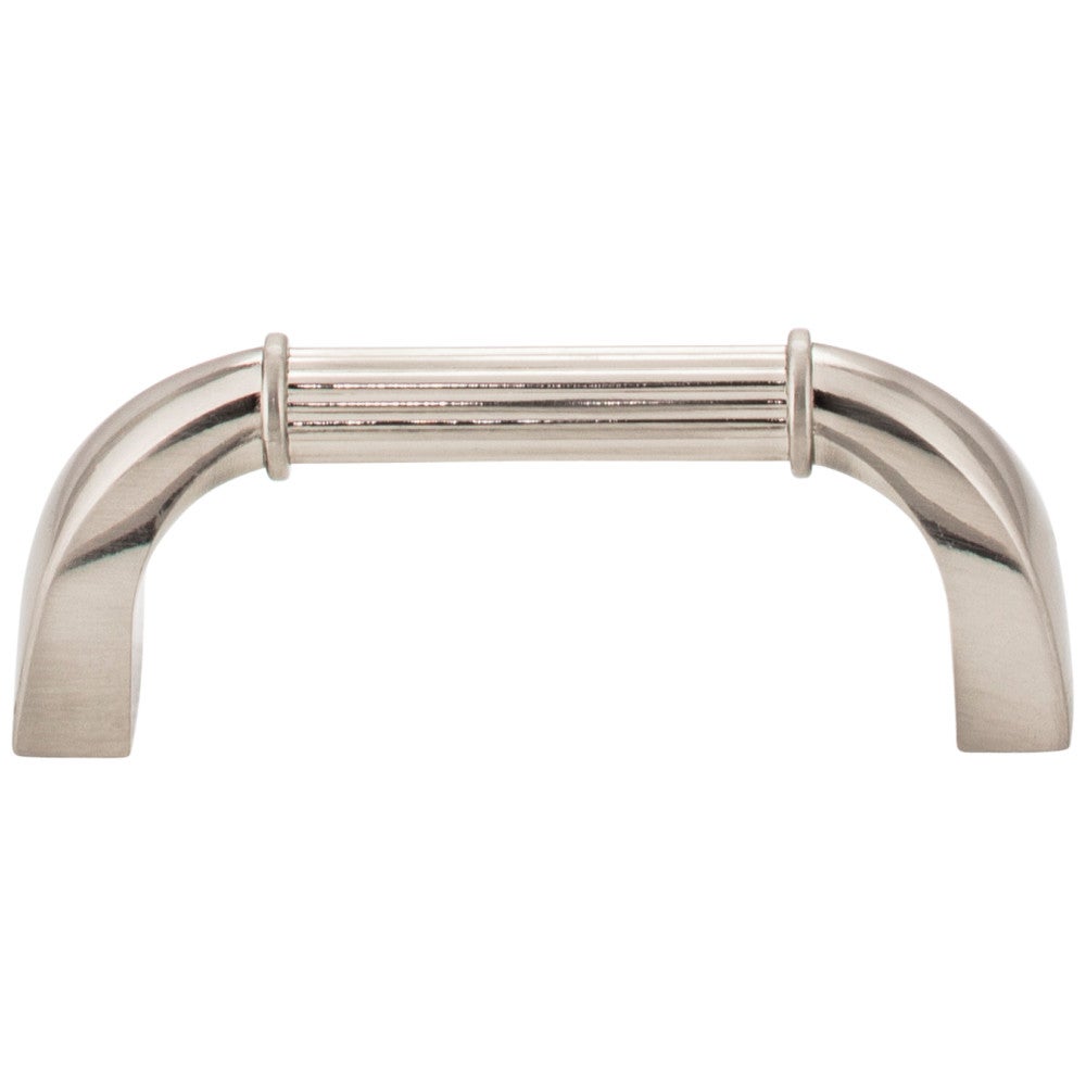 Hardware Resources 3" Center-to-Center Satin Nickel Cordova Cabinet Pull