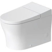 Duravit SensoWash u 1.28/0.8 GPF Dual Flush Rimless Elongated Floorstanding Bidet Toilet in White, Includes Integrated Tank - Actuator Sold Separately