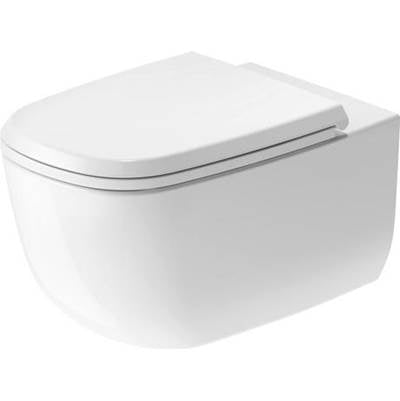 Duravit Aurena 1.28/0.8 GPF Dual Flush ADA Compliant Elongated Wall Mounted Toilet with DuraShield