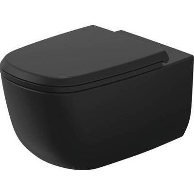Duravit Aurena 1.28/0.8 GPF Dual Flush ADA Compliant Elongated Wall Mounted Toilet with DuraShield