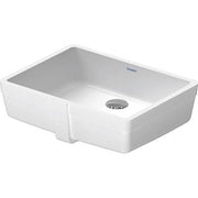 Duravit Vero 18 1/4'' Rectangular Undermount Sink in White with Overflow