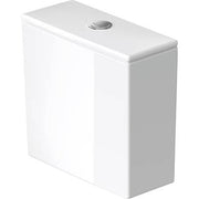 Duravit DuraStyle 1.32/0.92 GPF Dual Flush Toilet Tank in White with Top Push Button Flush