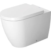 Duravit ME by Starck 1.28/0.8 GPF Dual Flush Elongated Close Coupled Toilet Bowl in White