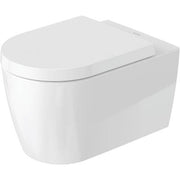 Duravit ME by Starck 1.28/0.8 GPF Dual Flush Rimless ADA Compliant Compact Elongated Wall Mounted Toilet in White