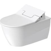 Duravit Darling New 1.6/0.8 GPF Dual Flush ADA Compliant Elongated Wall Mounted Toilet in White