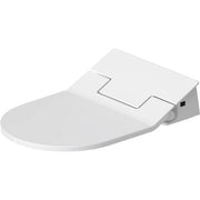 Duravit SensoWash Slim Elongated Bidet Toilet Seat in White, with Remote, Concealed Connections