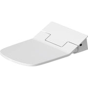 Duravit SensoWash Slim Elongated Bidet Toilet Seat in White, with Remote, Concealed Connections