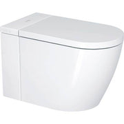 Duravit SensoWash i by Philippe Starck 1.06/0.8 GPF Dual Flush Rimless Elongated Floorstanding Bidet Toilet in White with HygieneGlaze, Includes Integrated Tank - Actuator Sold Separately