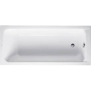 Duravit D-Code 63'' x 27 1/2'' Rectangular Drop In Bathtub in White Acrylic with Reversible Drain, Drain Sold Separately