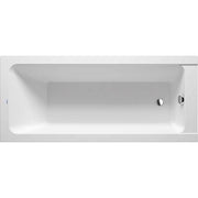 Duravit D-Code 66 7/8'' x 29 1/2'' Rectangular Drop In Bathtub in White Acrylic with Reversible Drain, Drain Sold Separately