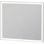 Duravit L-Cube Sensor Control LED Mirror in Aluminum, 3500K