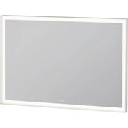 Duravit L-Cube Sensor Control LED Mirror in Aluminum, 3500K
