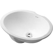 Duravit Design Classics 18 1/8'' Oval Undermount Sink in White with Overflow
