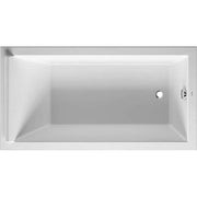 Duravit Starck 66 7/8'' x 35 3/8'' Rectangular Drop In Bathtub in White Acrylic with Reversible Drain, Drain Sold Separately