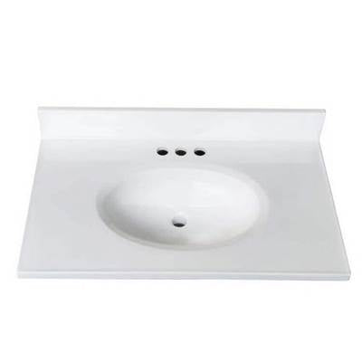 Fine Fixtures Cultured Marble Vanity Sink