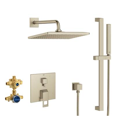 Grohe EUROCUBE PRESSURE BALANCE RAIN SHOWER SET 29432