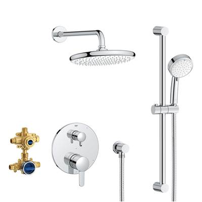 Grohe COSMOPOLITAN PRESSURE BALANCE RAIN SHOWER SET 29428