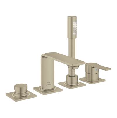 Grohe Allure 4-Hole Single-Handle Deck Mount Roman Tub Faucet with 1.75 GPM Hand Shower 19316