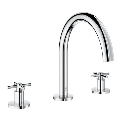 Grohe 3-Hole 2-Handle Deck Mount Roman Tub Faucet 25273