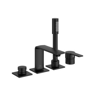 Grohe Allure 4-Hole Single-Handle Deck Mount Roman Tub Faucet with 1.75 GPM Hand Shower 19316
