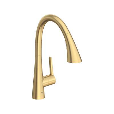 Grohe Single-Handle Pull Down Kitchen Faucet Triple Spray 1.75 GPM 32298