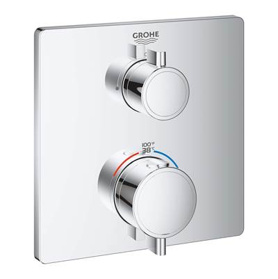 Grohe Dual Function 2-Handle Thermostatic Valve Trim 24111