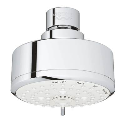 Grohe 100 Shower Head, 4 - 4 Sprays, 1.75 gpm 26043